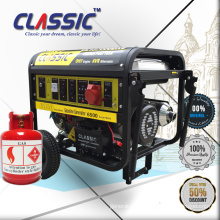 CLASSIC CHINA 6kw 220V Motor Gas Powered Generator, Reliable Single Phase Best Standby Generators Natural Gas